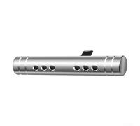 Diffuseur de parfum à clip pour grille d'aération de voiture avec contrôle de parfum réglable pour un arôme rafraîchissant dans les véhicules (argent)