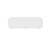 Diffuseur de parfum à flamme activée par le son, éclairage LED sept couleurs, réservoir d'eau de 250 ml et fonctionnement silencieux pour chambre ou salon (blanc)