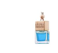 Diffuseur de parfum à suspendre pour voiture - 10 ml - En verre transparent - Diffuseur d'huiles essentielles - Aromathérapie - Parfum - Fioles en verre avec cordon en bois