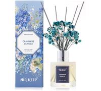 Diffuseur De Parfum Cashmere Vanilla,Diffuseur Parfum Maison Avec 8 Bâtonnets Diffuseur Parfum,Decoration Pour Chambre,Salon,Salle De Bain,Bureau,100ml