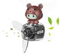 Diffuseur de parfum de sortie créatif - Pinces d'aération d'aéronef, ventilateur de ventilation de voiture | Dessin animé de voiture, accessoires pour