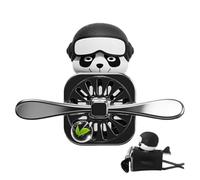 Diffuseur de parfum de sortie d'air de voiture pilote | Diffuseur de ventilation de voiture | Parfum de sortie d'air automobile longue durée avec ventilateur rotatif, distributeur de parfum