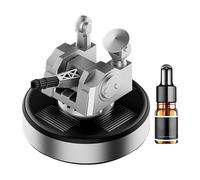 Diffuseur de parfum de voiture - Appareil de parfum à énergie solaire en d'aluminium et ABS, ornement de tableau de bord réutilisable avec 5 ml d'huile, aromathérapie élégante pour véhicule |