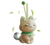 Diffuseur de parfum de voiture de chat, aromathérapie de voiture de de chat - Parfum de lumineux intérieur console centrale | Tableau de bord de miniature, désodorisant mignon d'arom