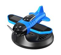 Diffuseur de parfum de voiture - Désodorisant rotatif à énergie solaire - En forme d'avion - Parfum de véhicule longue durée - Pour pick-up, camping-car, camion, berline