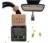 Diffuseur de parfum de voiture - Flacon diffuseur en verre rechargeable de 8 ml - Récipient d'huile parfumée vide pour la maison, rétroviseur de voiture à suspendre, huile essentielle, aromathérapie