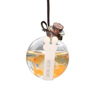 Diffuseur de parfum de voiture, pendentif d'aromathérapie, 10 ml avec design rechargeable, bouteille en verre, décoration intérieure automobile, pendentif de parfum miroir avec utilisation facile