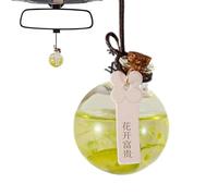 Diffuseur de parfum de voiture, pendentif diffuseur de voiture 10 ml | Pendentif rechargeable pour rétroviseur, décoration intérieure automobile pour maison, salle de bain, lieu de travail, armoire