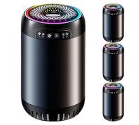 Diffuseur de parfum de voiture rechargeable, diffuseur de parfum de voiture,Diffuseur d'aromathérapie - Parfum de voiture alimentée par batterie, parfum automatique portable avec lumière pour éliminer