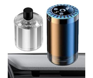 Diffuseur De Parfum De Voiture USB - Désodorisant Intelligent, Dispositif D'arôme 7 Couleurs, Accessoire De Voiture Portable Avec Un Design Élégant En Et Un Réservoir De 50 Ml | Voyage