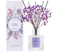 Diffuseur De Parfum French Lavender,Diffuseur Parfum Maison Avec 8 Bâtonnets Diffuseur Parfum,Decoration Pour Chambre,Salon,Salle De Bain,Bureau,100ml