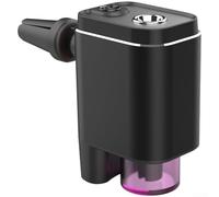 Diffuseur de parfum intelligent pour véhicule alimenté par USB pour technologie Nano Mist Spray réglable Gris (Noir)