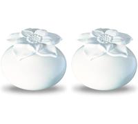 Diffuseur De Parfum Par Capillarité Fleur Narcisse Blanc-Diffuseur Huile Essentielle Parfum D`Ambiance Et Senteurs Maison-Vase En Céramique Et Fleur En Plâtre-Diffusion Naturelle-Zen`Arôme
