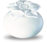 Diffuseur de Parfum par Capillarité Fleur Narcisse Blanc - Diffuseur Huile Essentielle Parfum d¿Ambiance et Senteurs Maison - Vase en Céramique et Fleur en Plâtre - Diffusion Naturelle - Zen¿Arôme