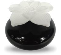 Diffuseur De Parfum Par Capillarité Fleur Narcisse Noir¿Diffuseur Huile Essentielle Parfum D'ambiance Et Senteurs Maison¿Vase En Céramique Et Fleur En Plâtre¿Diffusion Naturelle¿Zen¿Arôme