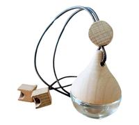 Diffuseur de parfum pour voiture - 5 ml - Design goutte d'eau à suspendre - Désodorisant de voiture - Bouteille parfumée compacte - Utilisation en extérieur pour conduire en famille et en