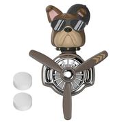 Diffuseur de parfum pour voiture avec rotation à 360°, accessoire de voiture d'aromathérapie pratique et charmant, accessoire simple pour ventilateur, diffusion continue d'un parfum agr