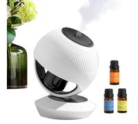 Diffuseur De Parfum Pour Voiture - Brumeur d'Ambiance Portable Compact | Petite Boule Blanche Pour Aromathérapie Automobile Et Camion Brumeur D'Ambiance