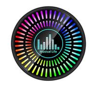 Diffuseur de parfum pour voiture - Désodorisant électrique - Désodorisant LED automatique - Design de lampe sonore - Pour homme et femme - Pour voiture, hôtel, chambre à coucher