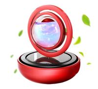 Diffuseur de Parfum pour Voiture,Diffuseur de Fragrance pour Auto à Énergie Solaire | Structure Double Anneau, Accessoires Réutilisables pour Tableau de Bord - Véhicule, Maison, Bureau, Camion