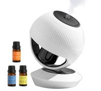 Diffuseur De Parfum Pour Voiture,Humidificateur d'Air Automobile | Décoration Élégante en Forme de Petite Boule Blanche - Diffusion de Parfum et Hydratation pour Intérieur de
