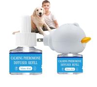 Diffuseur de Phéromones Calmantes pour Chien, Produits Relaxants pour Chiot pour le Bien-être, Diffuseur De Phéromones Relaxantes À Large Couverture Pour Chiens De Toutes Tailles, Soin Contre