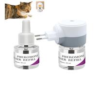 Diffuseur De Phéromones Pour Chats,Diffuseur De Phéromones Apaisantes À Branchement Pour Chat | Solution Anti-Stress Pour Chaton D'Intérieur Aide À Réduire Le Stress
