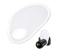 Diffuseur de photographie - Adoucisseur de lumière pliable semi-transparent de 15 cm, qualité d'image améliorée, couvercle d'appareil photo blanc | Lentille compacte pour réduire les ombres agressives