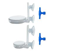 Diffuseur de pierre à air pour aquarium - Disque générateur de bulles nano - Aérateur d'aquarium | Système de diffuseur d'oxygène pour aquarium, kit d'aération ultra fin avec valve à ventouse