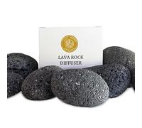Diffuseur de Pierre de Lave Naturelle - Diffuseur en Pierre Passive pour huiles essentielles - Aromathérapie volcanique 100% Naturelle Silk Road Organic