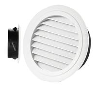 Diffuseur de plafond rond - Grille d'aération réglable, Grille design circulaire, Sortie d'aération | Outil en matériau ABS, contrôle du flux d'air d'entrepôt de salle de bains de cuisine d'échappemen