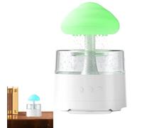 Diffuseur de pluie en forme de champignon - Design créatif de nuage - Diffuseur d'aromathérapie portable | Veilleuse LED colorée, diffuseur d'huile alimenté par USB, humidificateur silencieux à brume