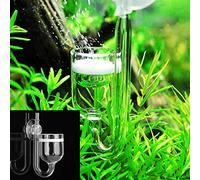 Diffuseur de Raffineur de Verre à Haute efficacité CO2 pour Réservoir d'herbe D'aquarium, Matériau Transparent, Hauteur de 3 Pouces