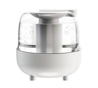 Diffuseur de refroidissement sans fil - Design de recharge supérieure, système d'humidification ultrasonique silencieux avec deux buses, diffuseur d'humidité USB sans fil | Soutien du climat intérieur