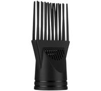 Diffuseur de sèche-cheveux professionnel universel pour coiffure, peigne de fixation, accessoire de coiffure, noir