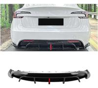 Diffuseur De Spoiler De Pare-Chocs Arrière pour Tesla Model 3 2024-2025 Séparateur de Couvercle de Pare-Chocs becquet de lèvre inférieure