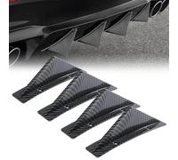 Diffuseur De Spoiler De Pare-Chocs Arrière pour Vauxhall Opel Corsa E, Anti-Usure Châssis Décoration Aileron Voiture, Tuning Voiture,B/Bending-Carbon Fiber