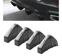 Diffuseur De Spoiler De Pare-Chocs Arrière pour VW Transporter T5 & T6/6.1, Anti-Usure Châssis Décoration Aileron Voiture, Tuning Voiture,A-Carbon Fiber