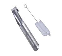 Diffuseur de thé pratique en acier inoxydable efficace avec brosse pour suspendre une tasse