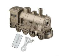 Diffuseur de train à vapeur alimenté par USB, capacité de 300 ml, humidificateur silencieux avec télécommande pour sérénité (bronze)