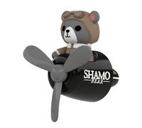 Diffuseur de ventilation d'air animal - Distributeur décoratif à clipser, clip de voiture compact | Désodorisant d'air avec tablettes de recharge, diffuseur de parfums D