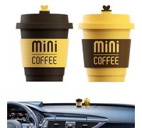 Diffuseur De Ventilation De Voiture - Désodorisant Pour Tasse À Café, Parfum À Clipser | Clips D'aromathérapie À Double Paquet, Système De Tampons Parfumés Rechargeables, Dispositif D'élimination Des