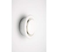 Diffuseur de ventilation Fepre Koppa Réglable Encastré Ø 125 mm Blanc