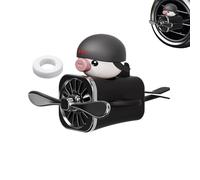 Diffuseur de voiture avec clip d'aération - 8,9 cm - Hélice en ABS - Support de parfum rotatif pour voiture, petit dispositif de parfum monté avec un design sécurisé | Utilisation du contrôle des