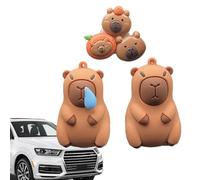 Diffuseur de voiture clip de ventilation - Désodorisant de ventilation mignon Capybara, clip d'aération de voiture - Décoration intérieure - Diffuseur d'huile - Aromathérapie - Décoration d'intérieur