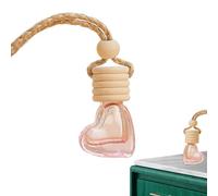 Diffuseur De Voiture D'aromathérapie - Design En Forme De Cœur, Flacon De Parfum Transparent, Récipient De Parfum Rechargeable, Ornement D'air Suspendu, Support De Parfums Décoratif | Idéal