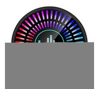 Diffuseur de voiture | Désodorisant Smart Music Rhythm | Désodorisant pour contrôle du son avec lampe de prise de son | Dispositif automatique de voiture monté sur prise de courant | Pour homme et