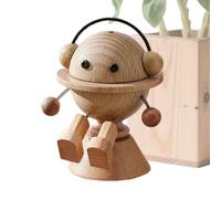 Diffuseur De Voiture - Diffuseur D'aromathérapie D'intérieur En Bois, Plane | Désodorisant De Recharge De Parfum D'huile En Bois En Forme De Robot Planète | Désodorisant Diffuseur De Voiture | Pour Burea