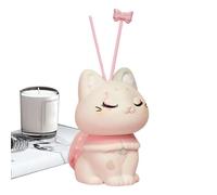 Diffuseur de voiture pour chat, thérapie de voiture de de chat | Diffuseur lumineux de thérapie avec bonhomme | pour décoration de tableau de bord de dessin