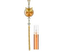 Diffuseur De Voiture Suspendu - D'argent Doré, Pendentif De Parfums De 14,17 Pouces, Sans Souci | Parfum Sûr, Ornement De Rétroviseur Pour Voitures, Arôme Et Expériences De Déplacement